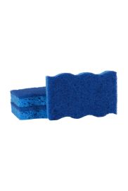 Dawn Non-Scratch Kitchen Dish Sponges, Blue (Pack of 3)